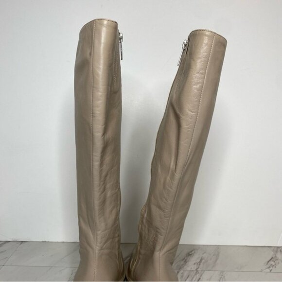 Aquatalia Pointed Toe Leather Tall Boot 7 1/2 - Picture 5 of 16